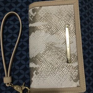 Brahmin Debra wristlet wallet pearl Lewis